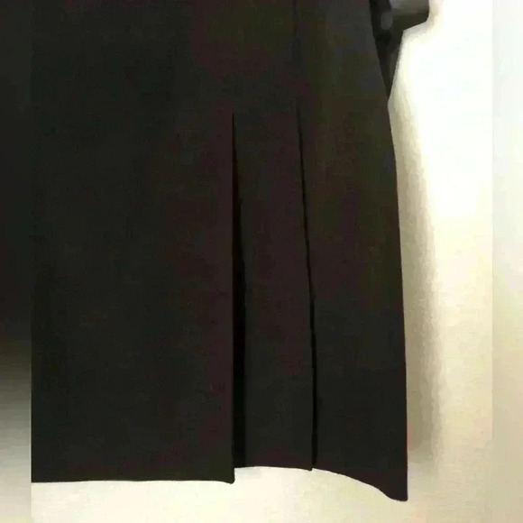 Vtg Style&Co black pleated career skirt Women size 10 - Picture 7 of 9